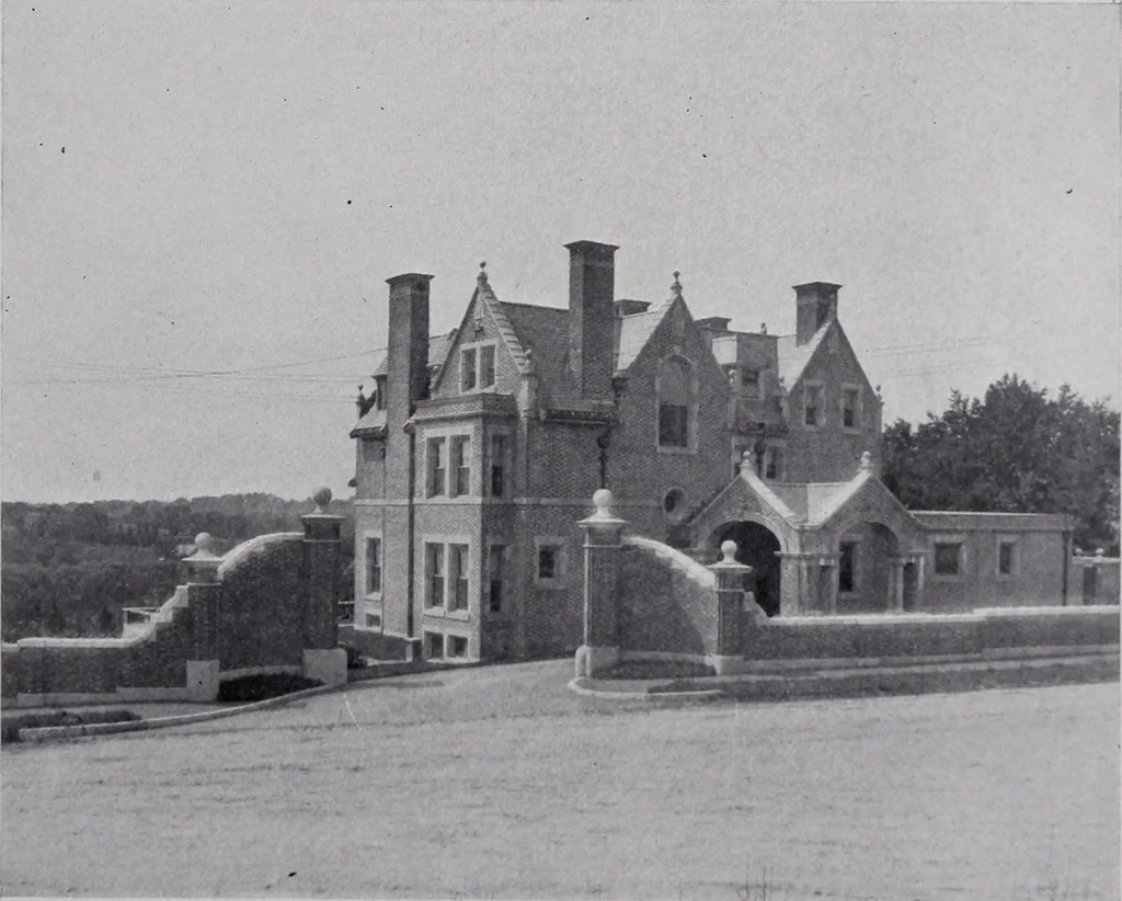 An illustration from Catalogue of the architectural exhibition, Boston Architectural Club and Boston Society of Architects: St. Botolph Club, 2 Newbury Street, from May 22nd to June 3rd, 1899, 1899, leaf 150