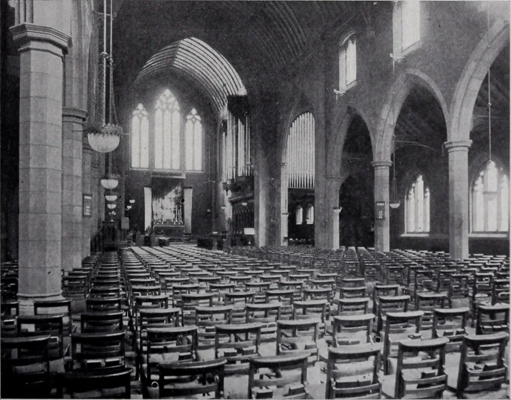 An illustration from Catalogue of the architectural exhibition, Boston Architectural Club and Boston Society of Architects: St. Botolph Club, 2 Newbury Street, from May 22nd to June 3rd, 1899, 1899, leaf 158