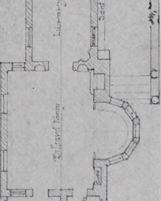An illustration from Catalogue of the architectural exhibition, Boston Architectural Club and Boston Society of Architects: St. Botolph Club, 2 Newbury Street, from May 22nd to June 3rd, 1899, 1899, leaf 160