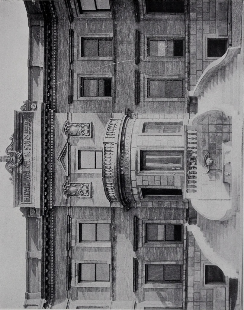 An illustration from Catalogue of the architectural exhibition, Boston Architectural Club and Boston Society of Architects: St. Botolph Club, 2 Newbury Street, from May 22nd to June 3rd, 1899, 1899, leaf 166