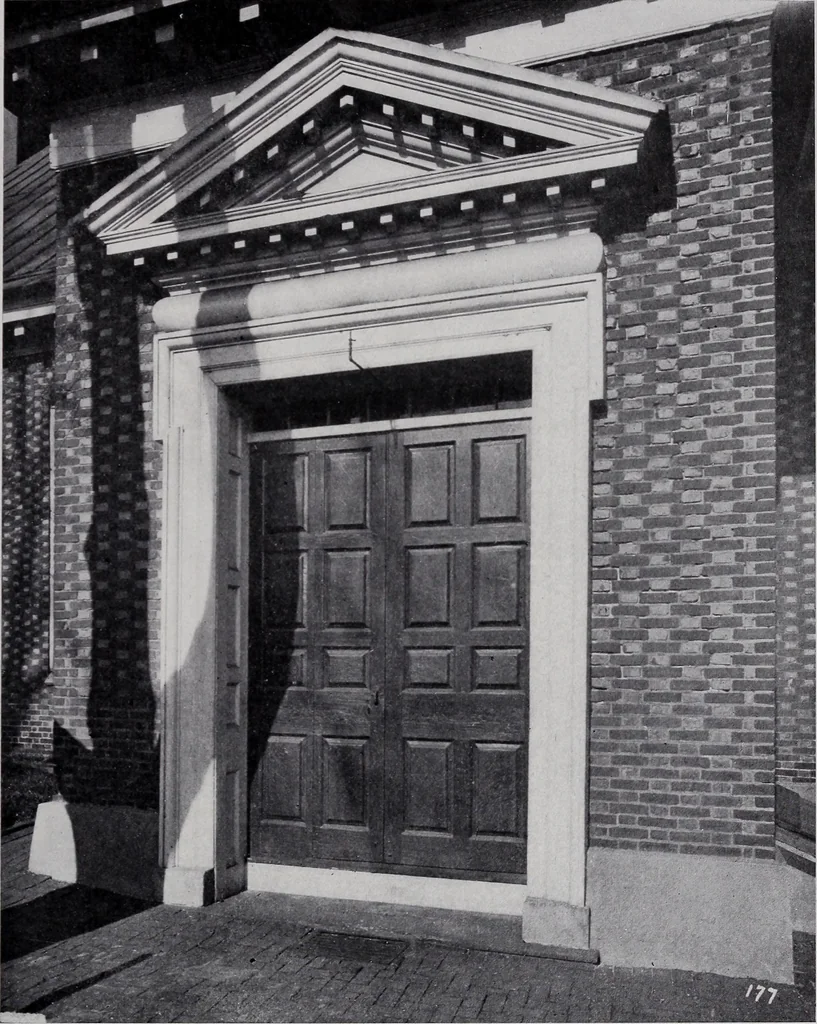 An illustration from Catalogue of the architectural exhibition, Boston Architectural Club and Boston Society of Architects: St. Botolph Club, 2 Newbury Street, from May 22nd to June 3rd, 1899, 1899, leaf 182