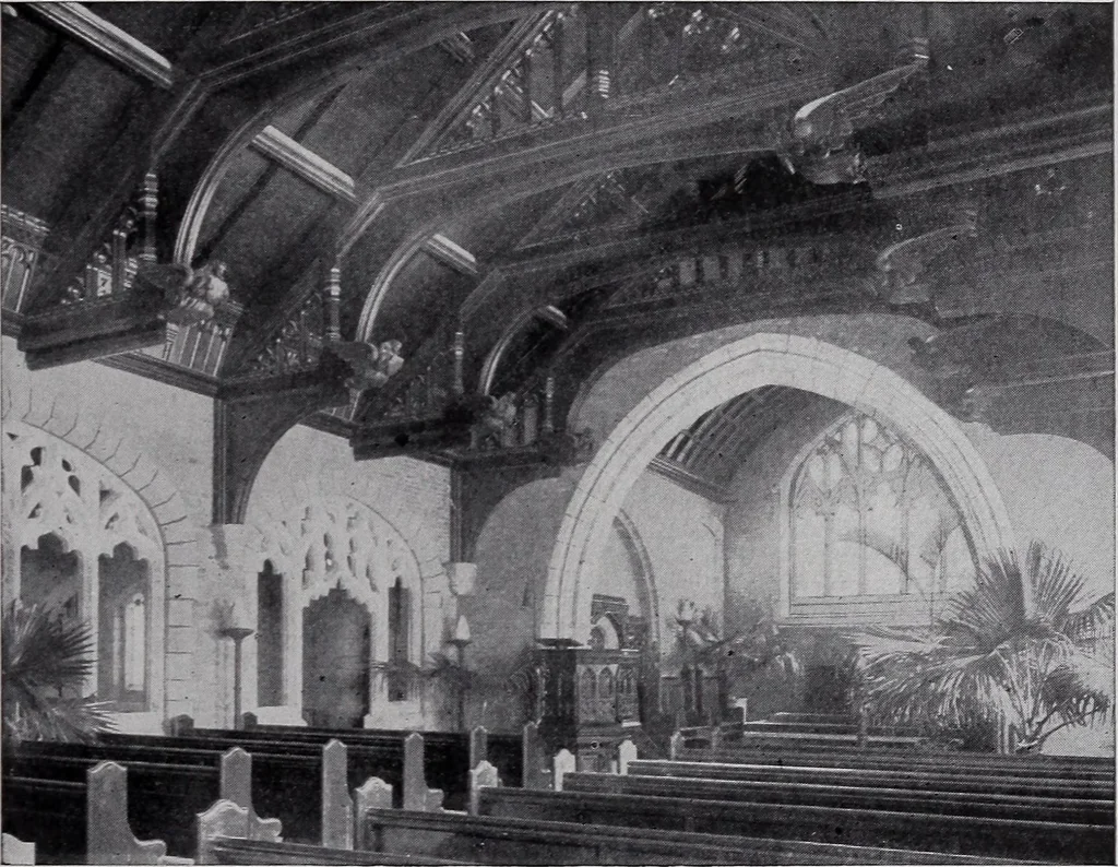 An illustration from Catalogue of the architectural exhibition, Boston Architectural Club and Boston Society of Architects: St. Botolph Club, 2 Newbury Street, from May 22nd to June 3rd, 1899, 1899, leaf 190