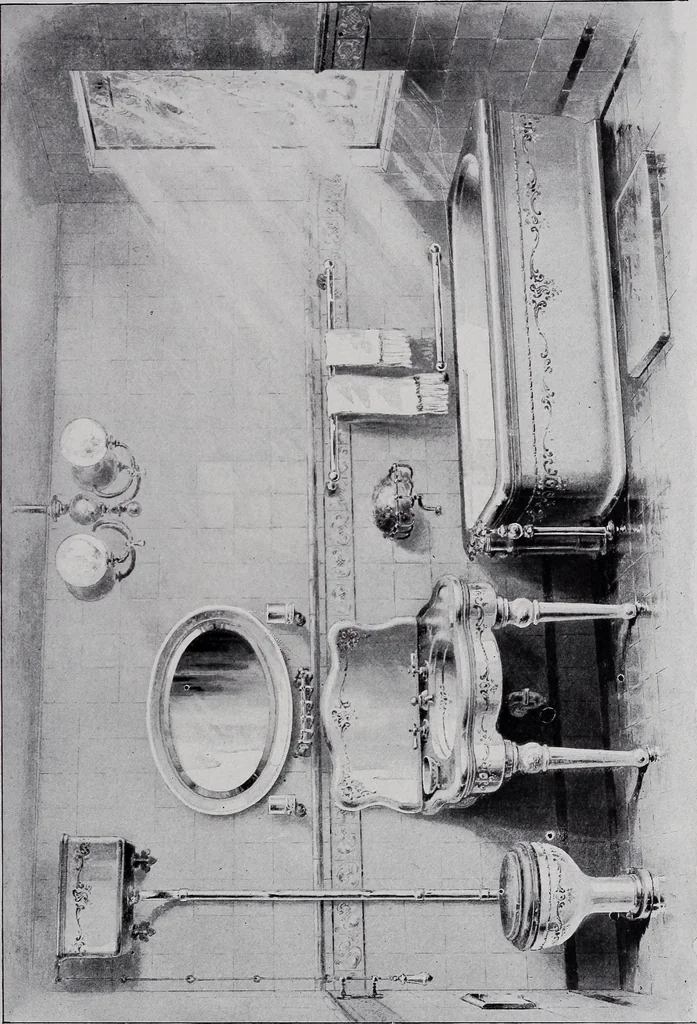 An illustration from Catalogue of the architectural exhibition, Boston Architectural Club and Boston Society of Architects: St. Botolph Club, 2 Newbury Street, from May 22nd to June 3rd, 1899, 1899, leaf 198