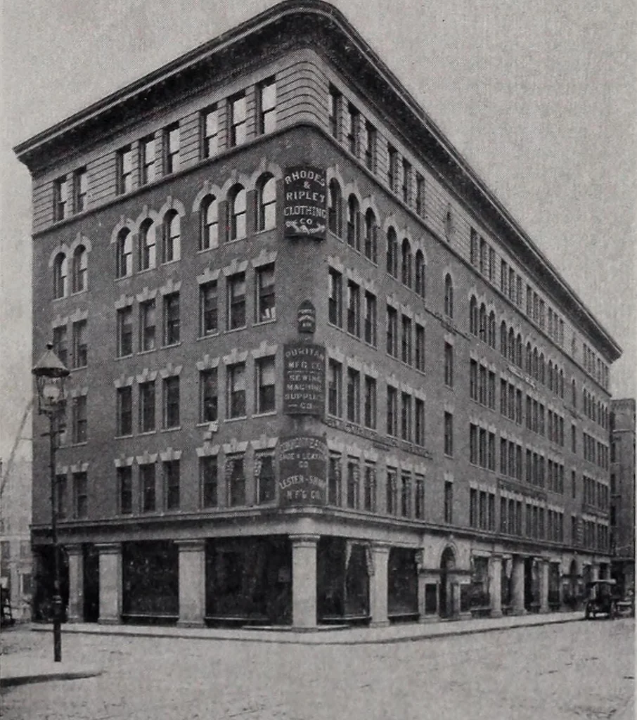 An illustration from Catalogue of the architectural exhibition, Boston Architectural Club and Boston Society of Architects: St. Botolph Club, 2 Newbury Street, from May 22nd to June 3rd, 1899, 1899, leaf 2