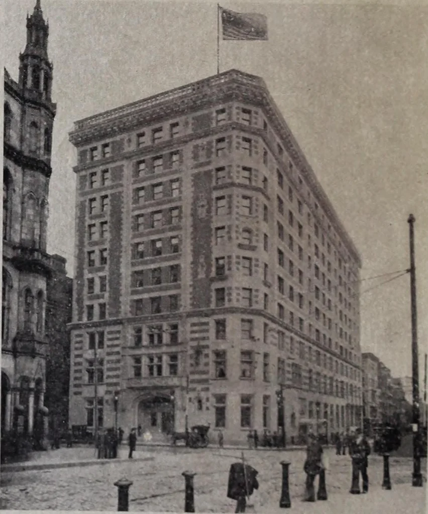 An illustration from Catalogue of the architectural exhibition, Boston Architectural Club and Boston Society of Architects: St. Botolph Club, 2 Newbury Street, from May 22nd to June 3rd, 1899, 1899, leaf 2