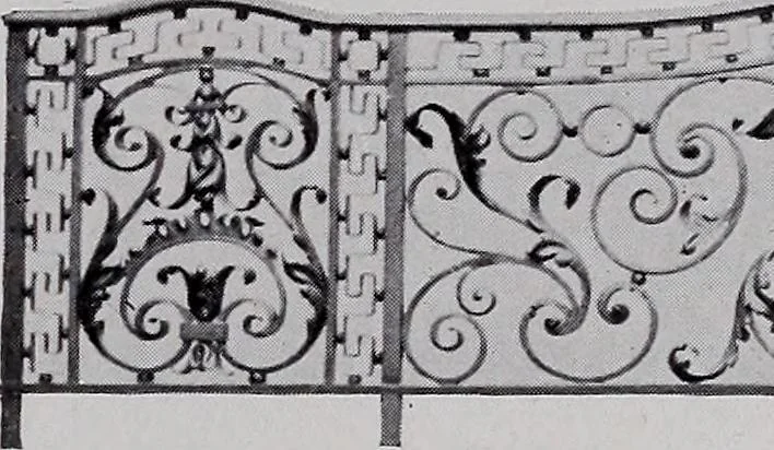 An illustration from Catalogue of the architectural exhibition, Boston Architectural Club and Boston Society of Architects: St. Botolph Club, 2 Newbury Street, from May 22nd to June 3rd, 1899, 1899, leaf 208