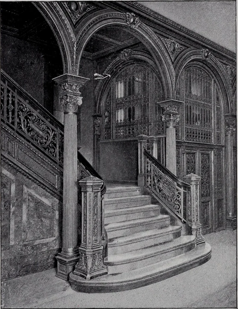 An illustration from Catalogue of the architectural exhibition, Boston Architectural Club and Boston Society of Architects: St. Botolph Club, 2 Newbury Street, from May 22nd to June 3rd, 1899, 1899, leaf 224