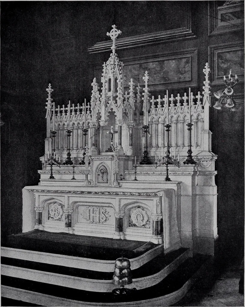 An illustration from Catalogue of the architectural exhibition, Boston Architectural Club and Boston Society of Architects: St. Botolph Club, 2 Newbury Street, from May 22nd to June 3rd, 1899, 1899, leaf 232