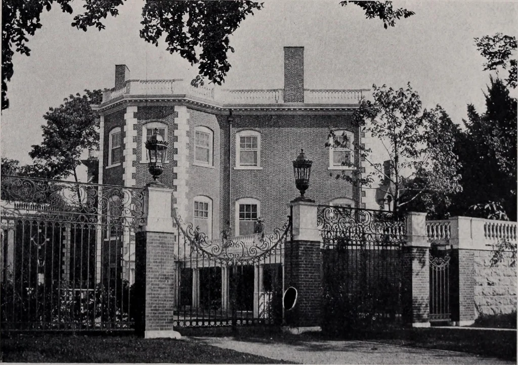 An illustration from Catalogue of the architectural exhibition, Boston Architectural Club and Boston Society of Architects: St. Botolph Club, 2 Newbury Street, from May 22nd to June 3rd, 1899, 1899, leaf 46
