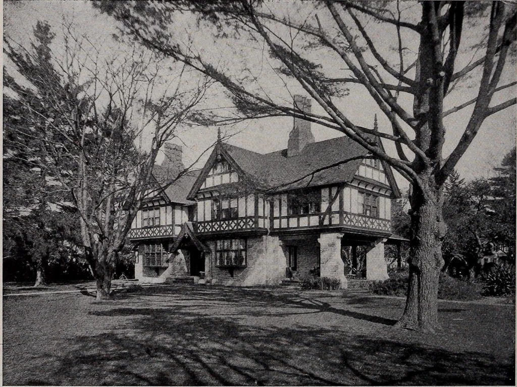An illustration from Catalogue of the architectural exhibition, Boston Architectural Club and Boston Society of Architects: St. Botolph Club, 2 Newbury Street, from May 22nd to June 3rd, 1899, 1899, leaf 47