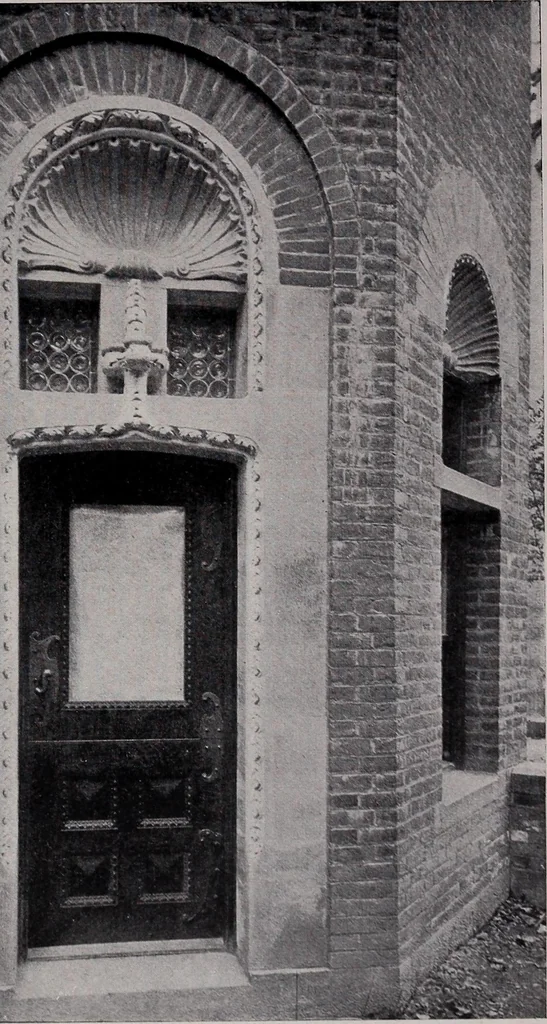 An illustration from Catalogue of the architectural exhibition, Boston Architectural Club and Boston Society of Architects: St. Botolph Club, 2 Newbury Street, from May 22nd to June 3rd, 1899, 1899, leaf 48