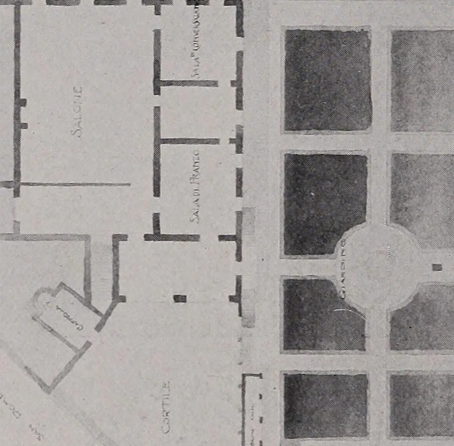 An illustration from Catalogue of the architectural exhibition, Boston Architectural Club and Boston Society of Architects: St. Botolph Club, 2 Newbury Street, from May 22nd to June 3rd, 1899, 1899, leaf 53