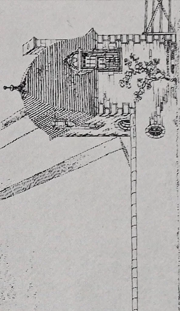 An illustration from Catalogue of the architectural exhibition, Boston Architectural Club and Boston Society of Architects: St. Botolph Club, 2 Newbury Street, from May 22nd to June 3rd, 1899, 1899, leaf 54