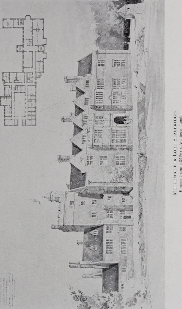 An illustration from Catalogue of the architectural exhibition, Boston Architectural Club and Boston Society of Architects: St. Botolph Club, 2 Newbury Street, from May 22nd to June 3rd, 1899, 1899, leaf 56