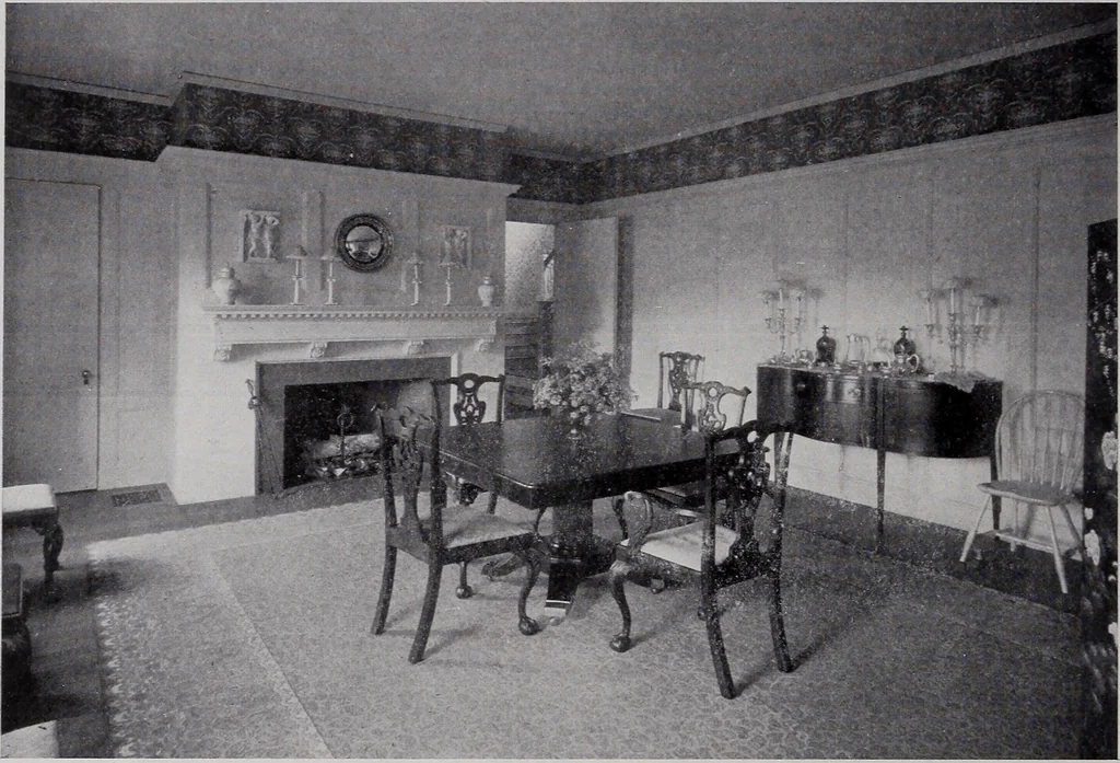 An illustration from Catalogue of the architectural exhibition, Boston Architectural Club and Boston Society of Architects: St. Botolph Club, 2 Newbury Street, from May 22nd to June 3rd, 1899, 1899, leaf 57