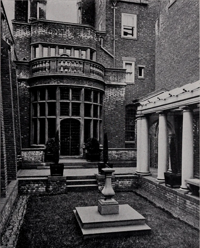 An illustration from Catalogue of the architectural exhibition, Boston Architectural Club and Boston Society of Architects: St. Botolph Club, 2 Newbury Street, from May 22nd to June 3rd, 1899, 1899, leaf 64