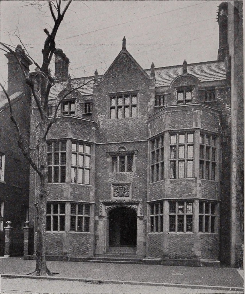 An illustration from Catalogue of the architectural exhibition, Boston Architectural Club and Boston Society of Architects: St. Botolph Club, 2 Newbury Street, from May 22nd to June 3rd, 1899, 1899, leaf 65