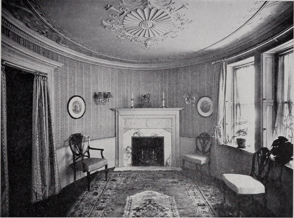 An illustration from Catalogue of the architectural exhibition, Boston Architectural Club and Boston Society of Architects: St. Botolph Club, 2 Newbury Street, from May 22nd to June 3rd, 1899, 1899, leaf 66