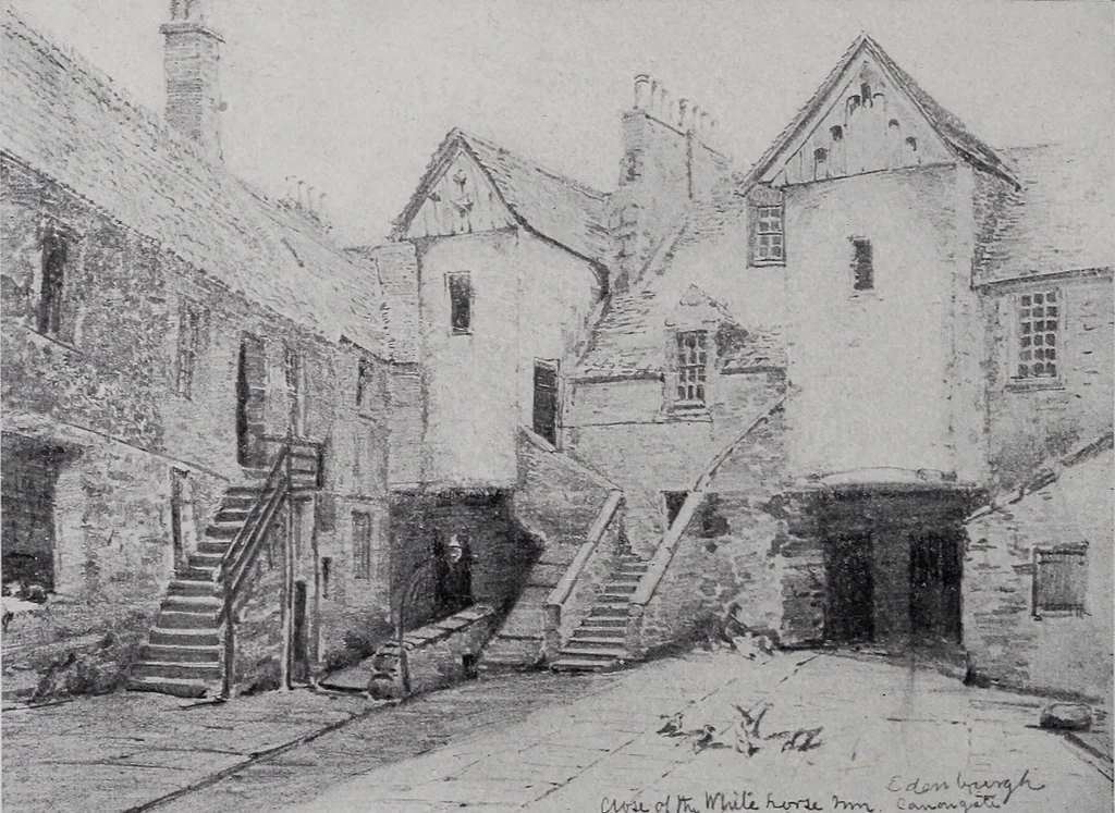 An illustration from Catalogue of the architectural exhibition, Boston Architectural Club and Boston Society of Architects: St. Botolph Club, 2 Newbury Street, from May 22nd to June 3rd, 1899, 1899, leaf 71
