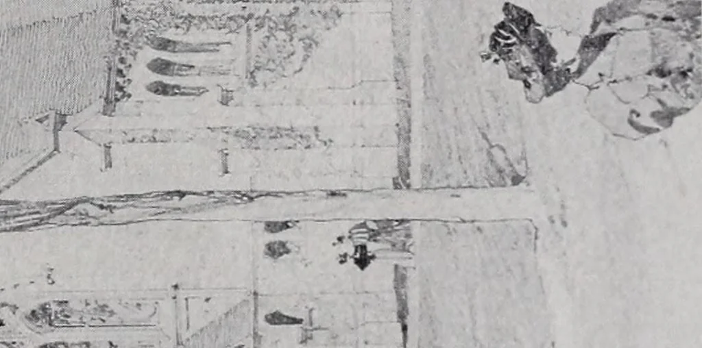 An illustration from Catalogue of the architectural exhibition, Boston Architectural Club and Boston Society of Architects: St. Botolph Club, 2 Newbury Street, from May 22nd to June 3rd, 1899, 1899, leaf 78