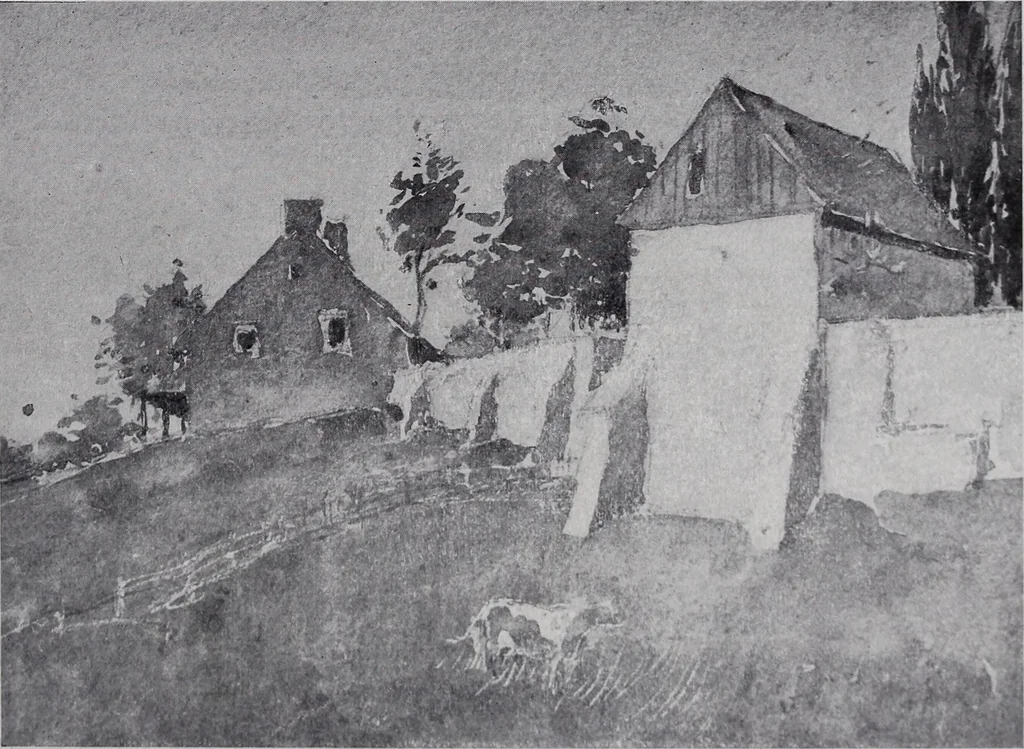 An illustration from Catalogue of the architectural exhibition, Boston Architectural Club and Boston Society of Architects: St. Botolph Club, 2 Newbury Street, from May 22nd to June 3rd, 1899, 1899, leaf 80