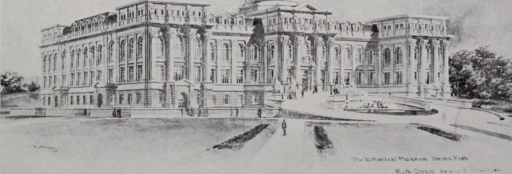 An illustration from Catalogue of the architectural exhibition, Boston Architectural Club and Boston Society of Architects: St. Botolph Club, 2 Newbury Street, from May 22nd to June 3rd, 1899, 1899, leaf 81