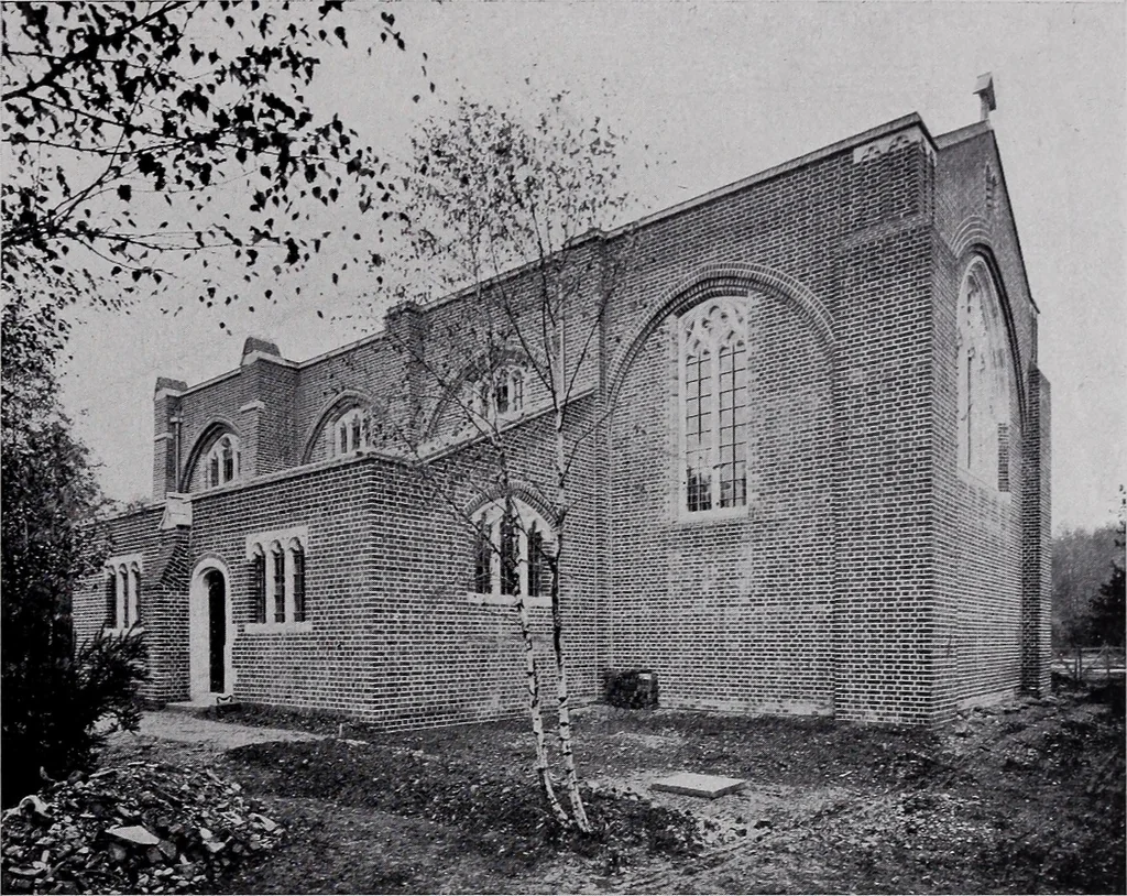 An illustration from Catalogue of the architectural exhibition, Boston Architectural Club and Boston Society of Architects: St. Botolph Club, 2 Newbury Street, from May 22nd to June 3rd, 1899, 1899, leaf 82