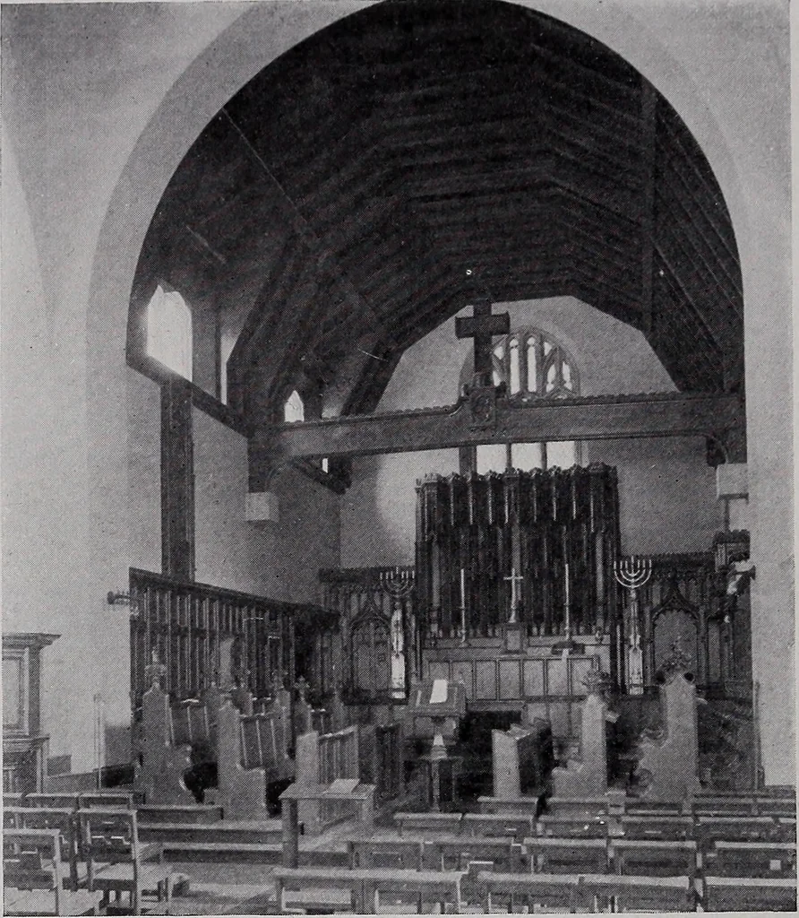 An illustration from Catalogue of the architectural exhibition, Boston Architectural Club and Boston Society of Architects: St. Botolph Club, 2 Newbury Street, from May 22nd to June 3rd, 1899, 1899, leaf 83