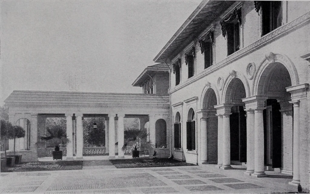 An illustration from Catalogue of the architectural exhibition, Boston Architectural Club and Boston Society of Architects: St. Botolph Club, 2 Newbury Street, from May 22nd to June 3rd, 1899, 1899, leaf 84