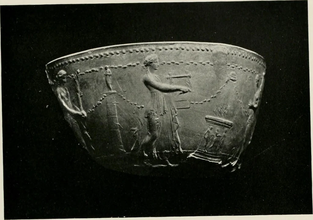 An illustration from Catalogue of Arretine pottery, 1916, leaf 138