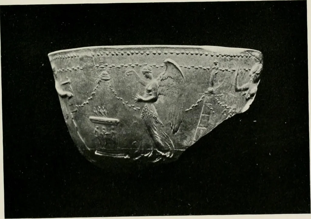 An illustration from Catalogue of Arretine pottery, 1916, leaf 138