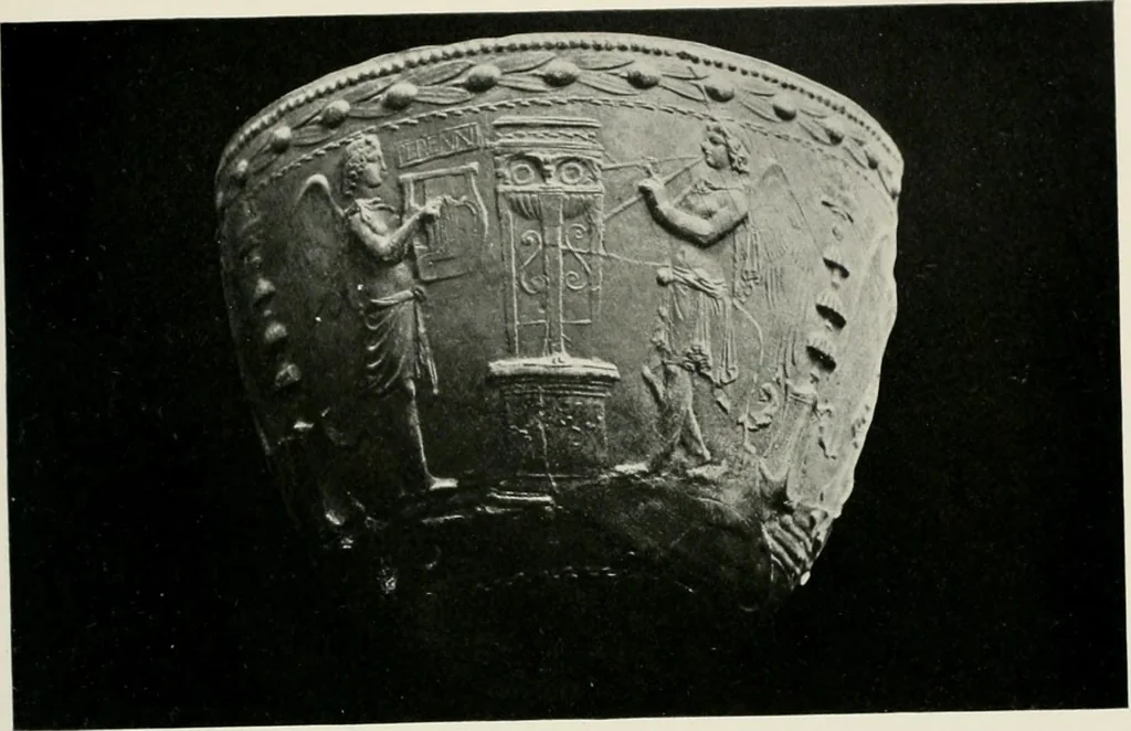 An illustration from Catalogue of Arretine pottery, 1916, leaf 152