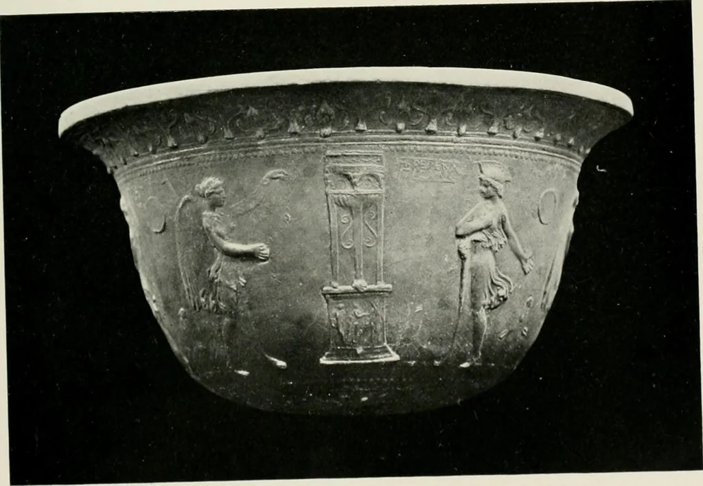 An illustration from Catalogue of Arretine pottery, 1916, leaf 152
