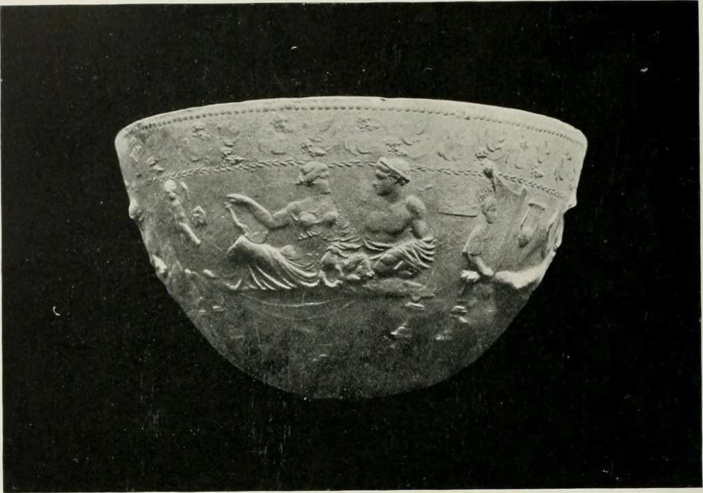 An illustration from Catalogue of Arretine pottery, 1916, leaf 157