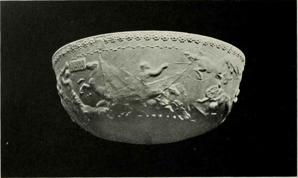 An illustration from Catalogue of Arretine pottery, 1916, leaf 161