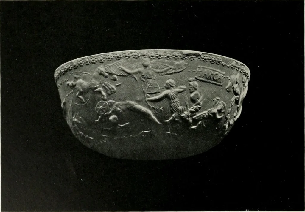 An illustration from Catalogue of Arretine pottery, 1916, leaf 161