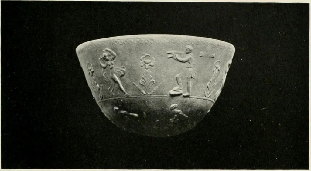 An illustration from Catalogue of Arretine pottery, 1916, leaf 164