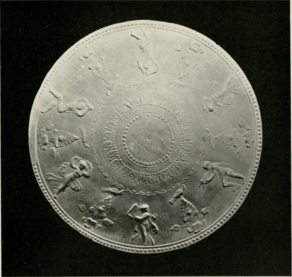 An illustration from Catalogue of Arretine pottery, 1916, leaf 164