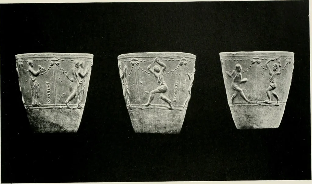 An illustration from Catalogue of Arretine pottery, 1916, leaf 166