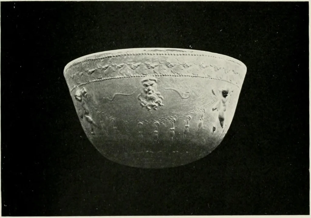 An illustration from Catalogue of Arretine pottery, 1916, leaf 168