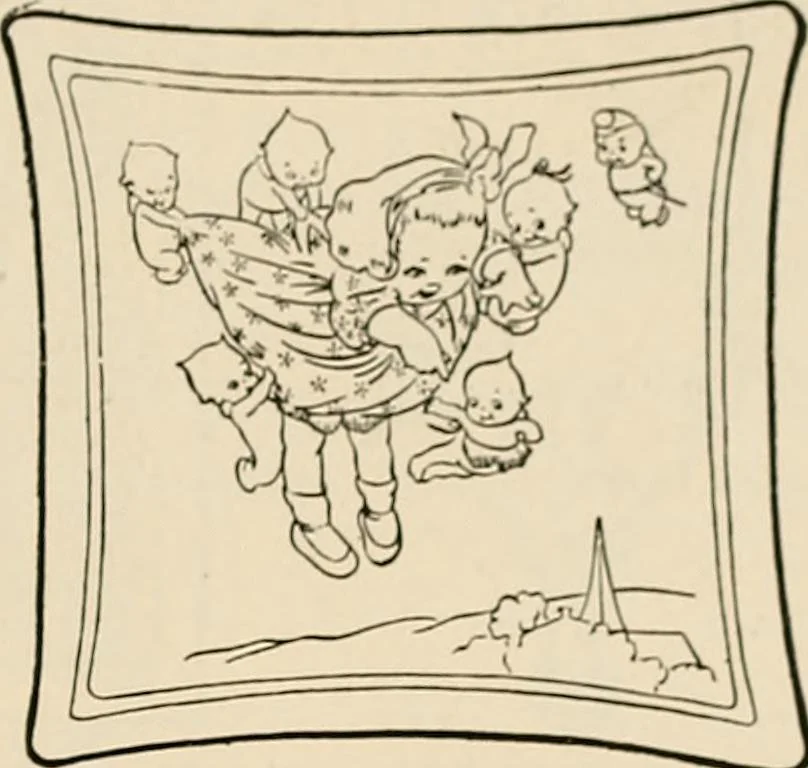 An illustration from Catalogue of ... art needlework of quality., 1914, leaf 46