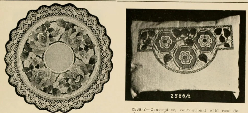 An illustration from Catalogue of ... art needlework of quality., 1914, leaf 52