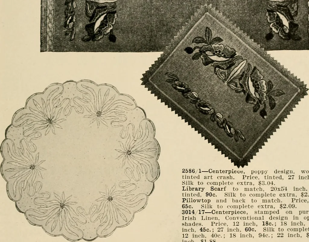 An illustration from Catalogue of ... art needlework of quality., 1914, leaf 56