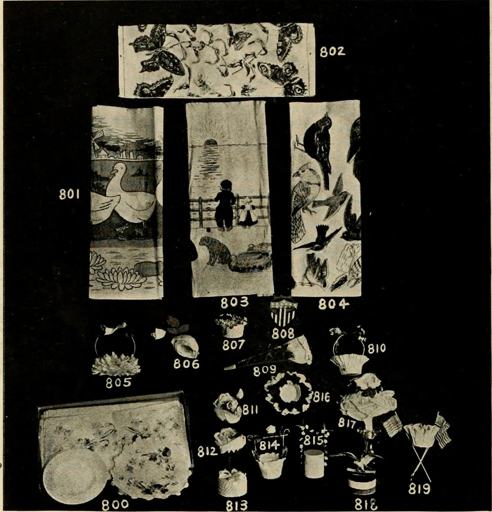 An illustration from Catalogue of ... art needlework of quality., 1914, leaf 81