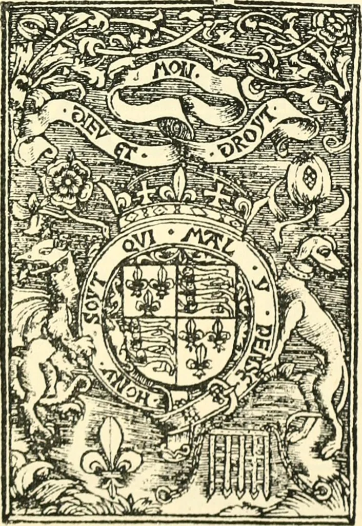 An illustration from A catalogue of books printed at or relating to the University, town & county of Cambridge, from 1521 to 1893, with bibliographical and biographical notes, 1894, leaf 16