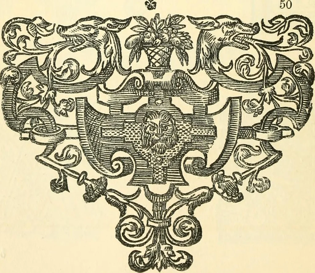 An illustration from A catalogue of books printed at or relating to the University, town & county of Cambridge, from 1521 to 1893, with bibliographical and biographical notes, 1894, leaf 23
