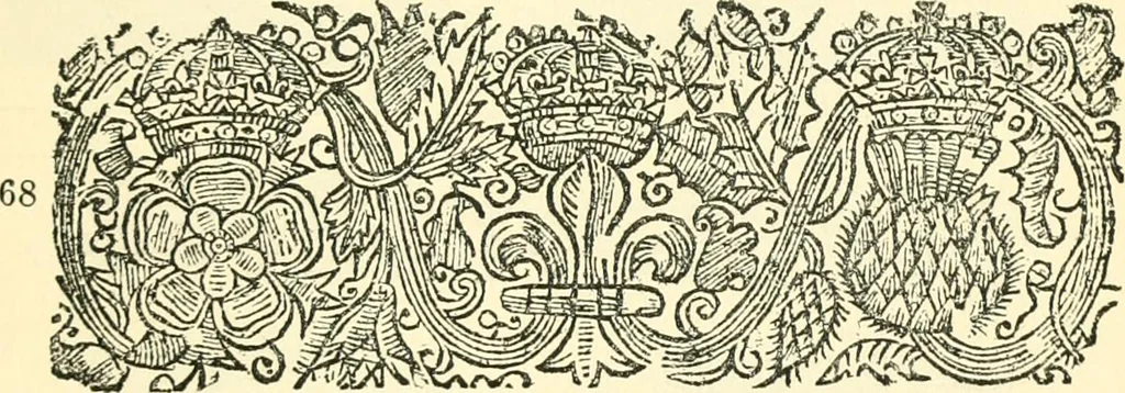 An illustration from A catalogue of books printed at or relating to the University, town & county of Cambridge, from 1521 to 1893, with bibliographical and biographical notes, 1894, leaf 26