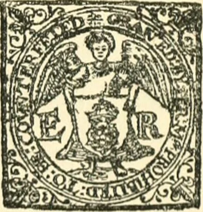 An illustration from A catalogue of books printed at or relating to the University, town & county of Cambridge, from 1521 to 1893, with bibliographical and biographical notes, 1894, leaf 26