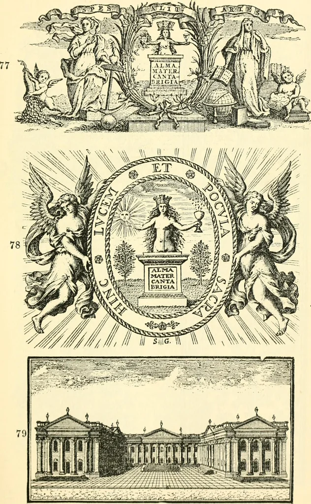 An illustration from A catalogue of books printed at or relating to the University, town & county of Cambridge, from 1521 to 1893, with bibliographical and biographical notes, 1894, leaf 28