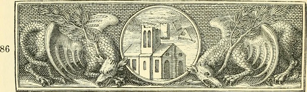 An illustration from A catalogue of books printed at or relating to the University, town & county of Cambridge, from 1521 to 1893, with bibliographical and biographical notes, 1894, leaf 31